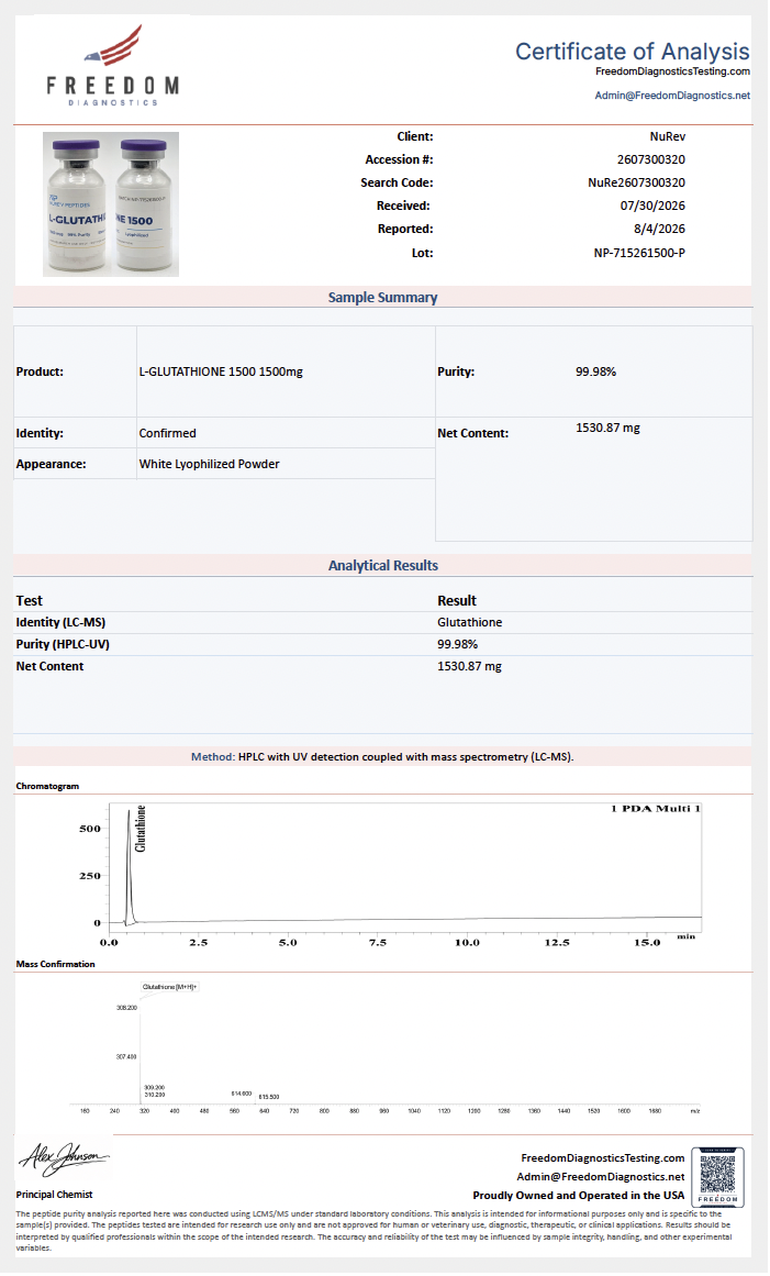 L-glutathione 1500mg