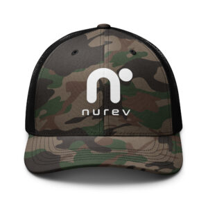 NuRev Camo Performance Trucker Hat | Premium Tactical Snapback Cap