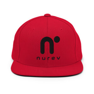 NuRev Performance Snapback Hat | Premium Flat Bill Athletic Cap